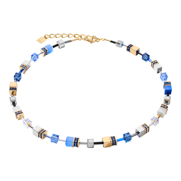 Coeur de Lion GeoCUBE® Halskette blau-gold 2839100716 in Ravensburg