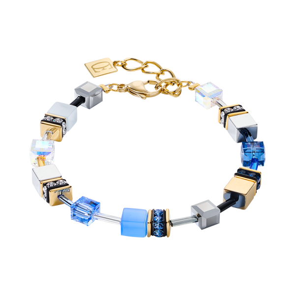 Coeur de Lion GeoCUBE® Armband blau-gold 2839300716 in Ravensburg
