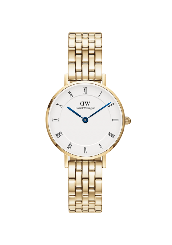 Daniel Wellington Petite Petite Roman Numerals 5-Link Gold DW00100682 in Ravensburg