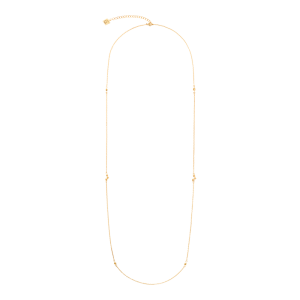 Coeur de Lion Halskette Dancing GeoCUBE® small chain long Edelstahl gold 5072101600 in Ravensburg