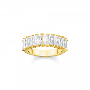 Thomas Sabo Sparkling Heitage Ring weiße Steine Pavé gold TR2366-414-14 in Ravensburg