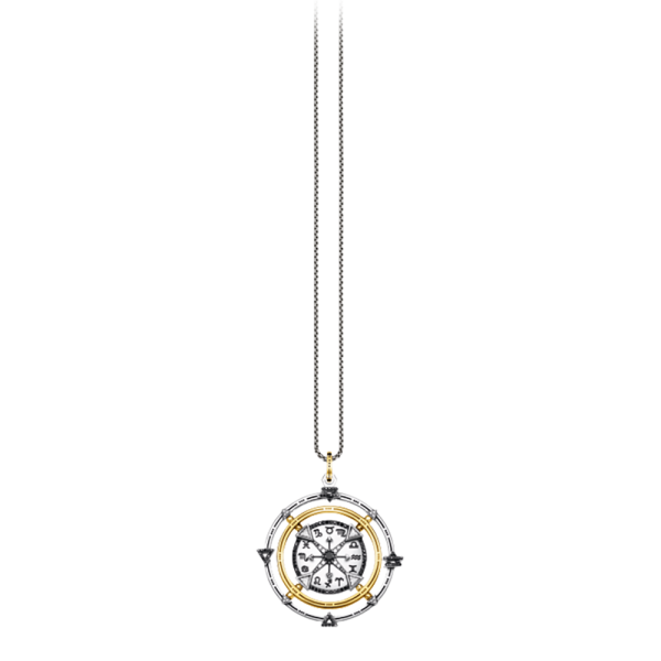 Thomas Sabo Anhänger Amulett Elements of Nature schwarz-gold PE906-849-7 in Ravensburg