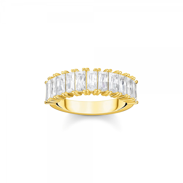 Thomas Sabo Sparkling Heitage Ring weiße Steine Pavé gold TR2366-414-14 in Ravensburg