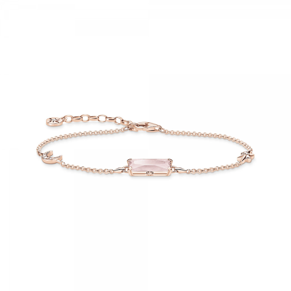 Thomas Sabo Sparkling Heitage Armband rosa Stein mit Mond und Stern A1958-417-9 in Ravensburg