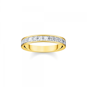 Thomas Sabo Sparkling Heitage Ring weiße Steine Pavé gold TR2358-414-14 in Ravensburg