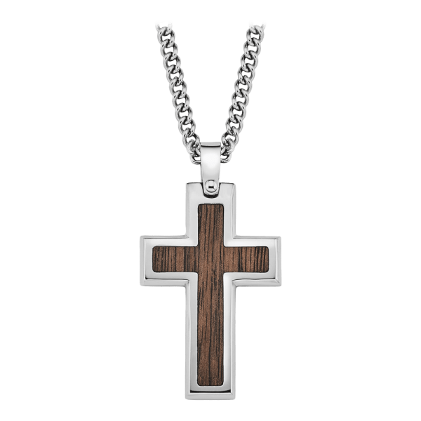 Amor Mens World Herren-Halskette mit Kreuz-Anhänger AMR-9338085 in Ravensburg