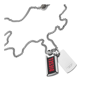 Diesel Framed Halskette Dog Tag DX1244040 in Ravensburg