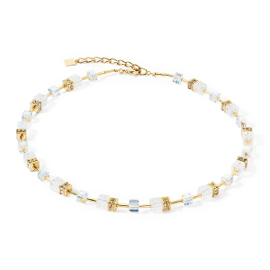 Coeur de Lion GeoCUBE® GeoCUBE® Iconic Nature Halskette gold-weiß 3018101416 in Ravensburg