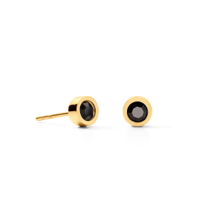 Coeur de Lion Ohrringe Sparkling Dots gold - schwarz 0227211316 in Ravensburg