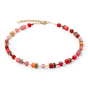 Coeur de Lion GeoCUBE® GeoCUBE® Iconic Halskette gold-rot 2838100300 in Ravensburg