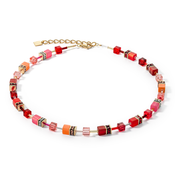 Coeur de Lion GeoCUBE® GeoCUBE® Iconic Halskette gold-rot 2838100300 in Ravensburg