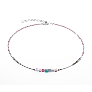Coeur de Lion Cube Story Minimalistic Sparkling Halskette Multicolour Art Nouveau 5027101578 in Ravensburg