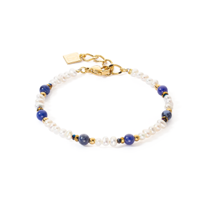 Coeur de Lion Armband Flow Süßwasserperlen & Sodalith gold 1109300700 in Ravensburg