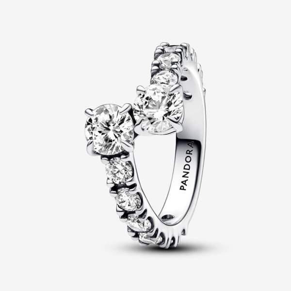 Pandora Timeless Glitzernder Überlappender Band-Ring 193149C01 in Ravensburg