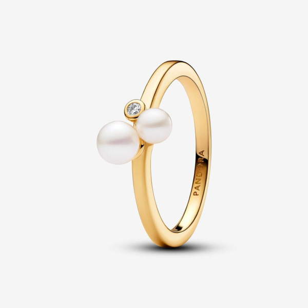 Pandora Timeless Duo Behandelte Süßwasserzuchtperlen Ring 163156C01 in Ravensburg