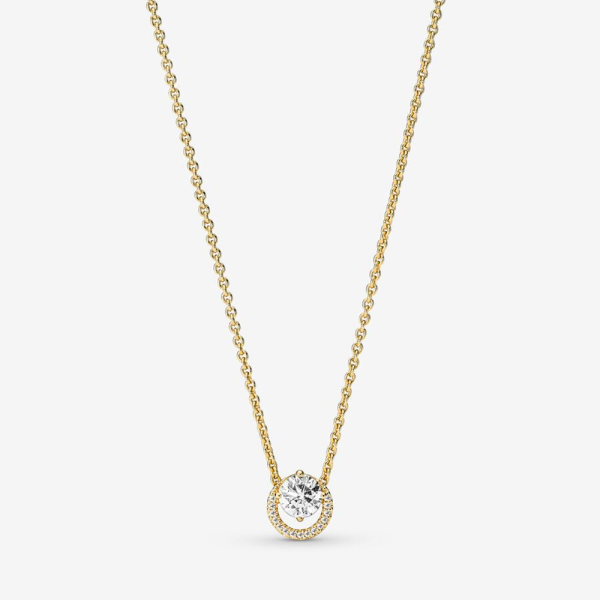Pandora Timeless Funkelnder Runder Strahlenkranz Collier-Halskette 361174C01-45 in Ravensburg