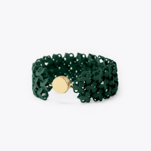 FABNORA Fabnora Blossom Armband vergoldet Pine Green FB6B8-02PN in Ravensburg