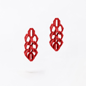 FABNORA Fabnora Bond Ohrring-Anhänger Mini Deep Red FD8PE-MIDR in Ravensburg