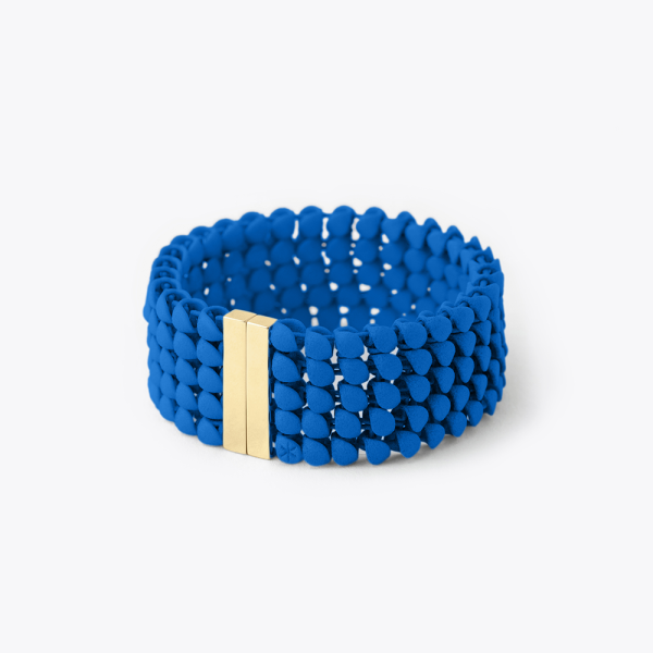 FABNORA Fabnora Essence Armband 5-reihig vergoldet Royal Blue FA6B8-5RRO in Ravensburg