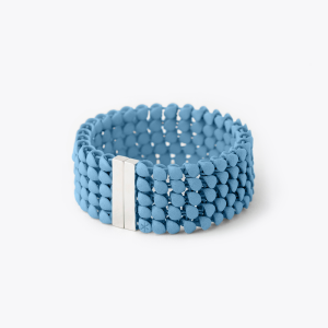 FABNORA Fabnora Essence Armband 5-reihig 925 Silber Topaz Blue FA1B8-5RTP in Ravensburg