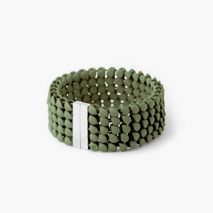 FABNORA Fabnora Essence Armband 5-reihig 925 Silber Olive Green FA1B8-5ROG in Ravensburg