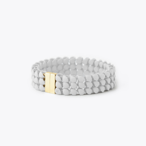 FABNORA Fabnora Essence Armband 3-reihig vergoldet Cotton White FA6B8-3RWH in Ravensburg