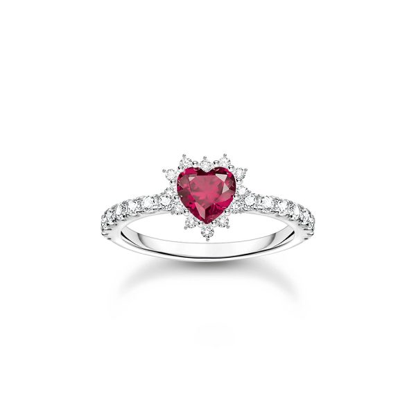 Thomas Sabo True Romance Herz-Ring Romance Silber TR2484-013-10 in Ravensburg