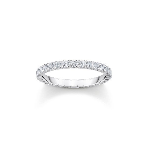 Thomas Sabo True Romance Ring in zartem Design mit weißen Steinen Silber TR2467-051-14 in Ravensburg