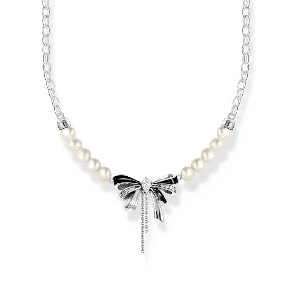 Thomas Sabo True Romance Schleifen-Kette mit Perlen Lovely Romance Silber KE2295-167-11 in Ravensburg