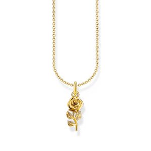 Thomas Sabo True Romance Kette mit Rosen-Anhänger vergoldet KE2269-413-39 in Ravensburg
