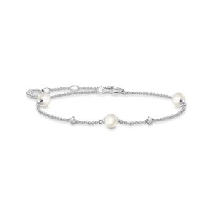 Thomas Sabo True Romance Armband Perlen mit weißen Steinen silber A2038-167-14 in Ravensburg