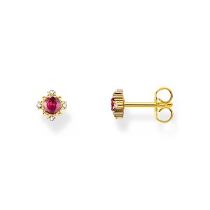 Thomas Sabo True Romance Ohrstecker Vintage mit rotem Stein vergoldet H2311-995-10 in Ravensburg