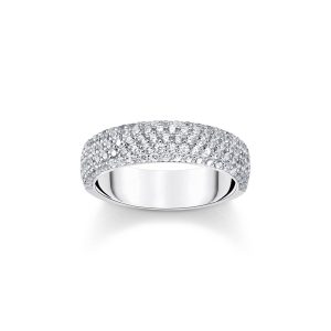 Thomas Sabo True Romance Ring mit weißem Zirkonia-Pavé Silber TR2460-051-14 in Ravensburg