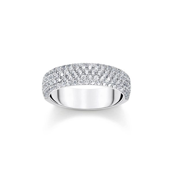 Thomas Sabo True Romance Ring mit weißem Zirkonia-Pavé Silber TR2460-051-14 in Ravensburg
