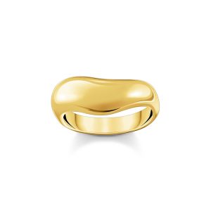 Thomas Sabo Bold Elegance Ring mit geschwungener Form vergoldet TR2473-413-39 in Ravensburg