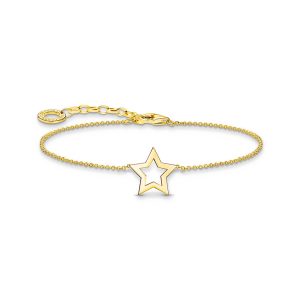 Thomas Sabo Essentials Armband mit Stern-Anhänger vergoldet A2162-413-39 in Ravensburg