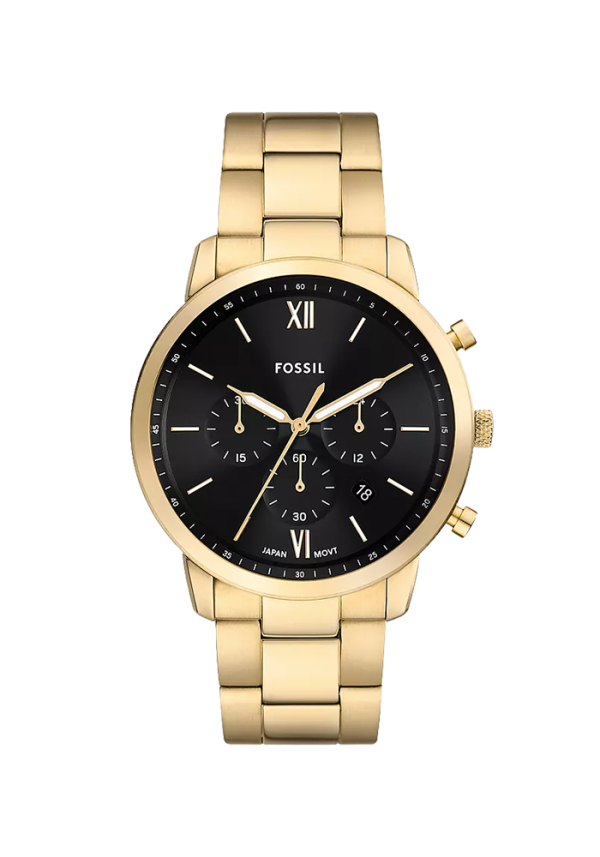 Fossil Neutra Chrono Herrenuhr Edelstahl goldfarben FS6093 in Ravensburg