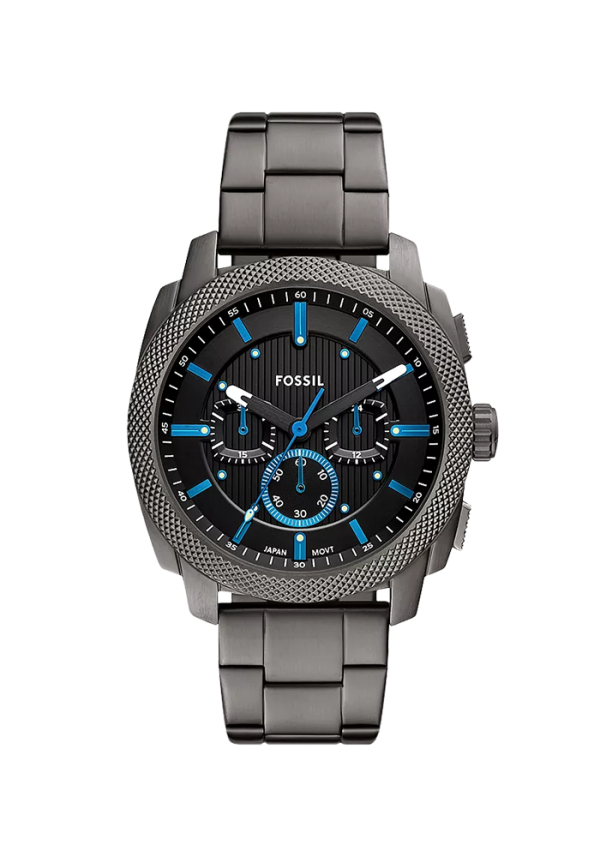 Fossil Machine Herrenuhr Chronograph Edelstahl anthrazit FS6098 in Ravensburg