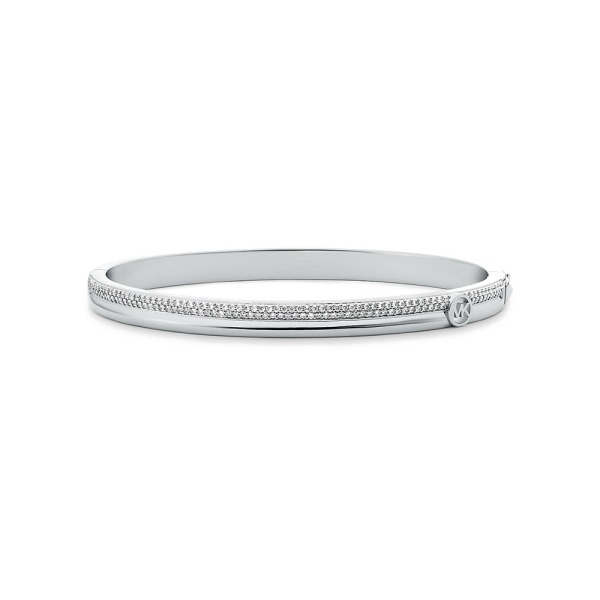 Michael Kors Pavé-Armreif aus Messing mit Edelmetallbeschichtung MKJ8443CZ in Ravensburg