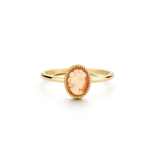 Blush Ring 585er Gelbgold mit Kamee 1250YCA in Ravensburg