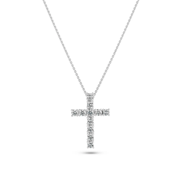 Sif Jakobs Diamonds Halskette Alba Croce mit lab-grown Diamanten SJ-N2570-WD-WG in Ravensburg