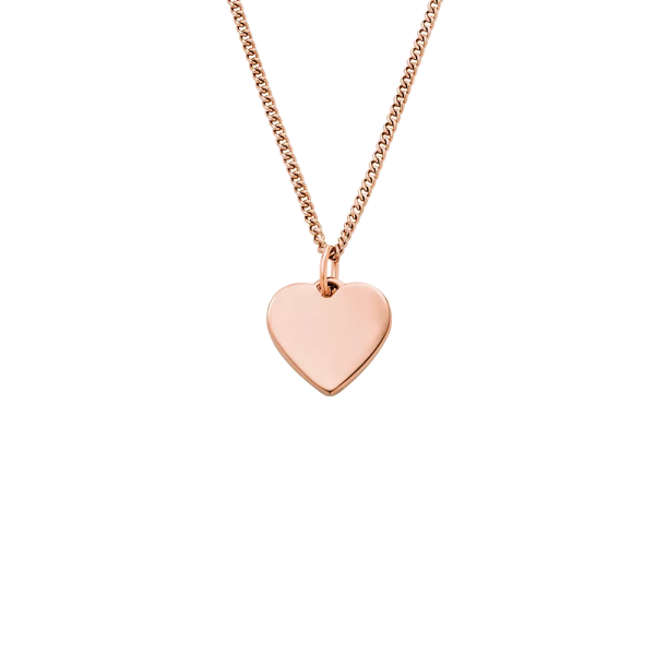 Fossil Kette Drew Heart Edelstahl roségoldfarben JF03021791 in Ravensburg