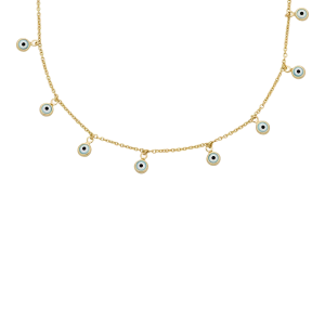 Fossil Kette Sutton Evil Eye Metall JA7283710 in Ravensburg