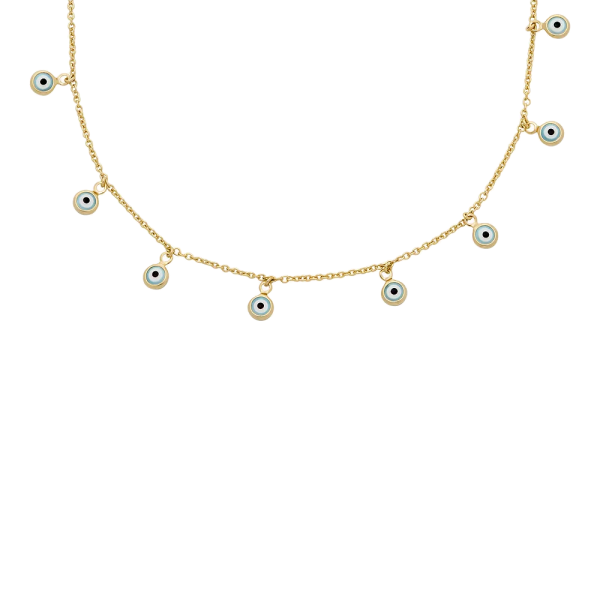 Fossil Kette Sutton Evil Eye Metall JA7283710 in Ravensburg