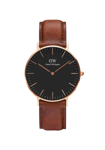 Daniel Wellington Classic Black St Mawes Roségold 36mm DW00100136 in Ravensburg