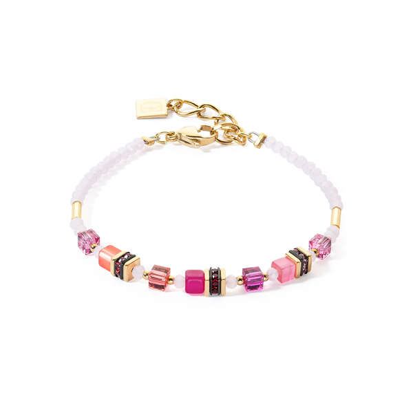 Coeur de Lion Armband Mini Cubes Magenta 4565300422 in Ravensburg