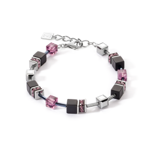 Coeur de Lion GeoCUBE® GeoCUBE® Iconic Precious Onyx Armband silberamethyst 4018300824 in Ravensburg