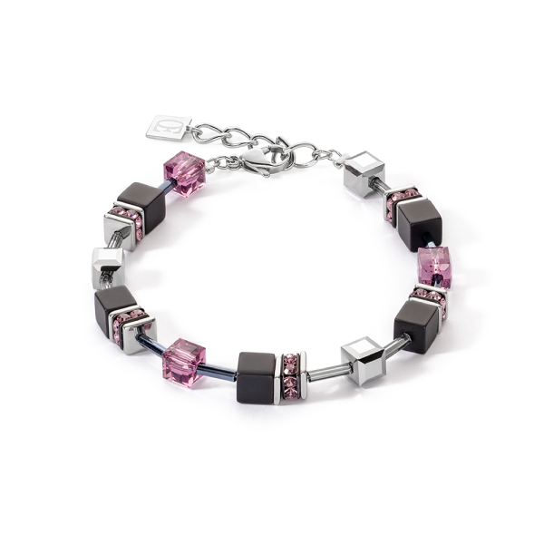 Coeur de Lion GeoCUBE® GeoCUBE® Iconic Precious Onyx Armband silberamethyst 4018300824 in Ravensburg