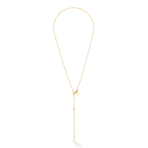 Coeur de Lion Halskette Y Fairy Süßwasserperle gold 1114101416 in Ravensburg