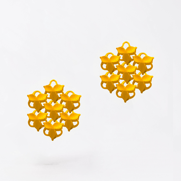 FABNORA Fabnora Blossom Ohrring-Anhänger Mini Sunflower Yellow FB8PE-03SY in Ravensburg